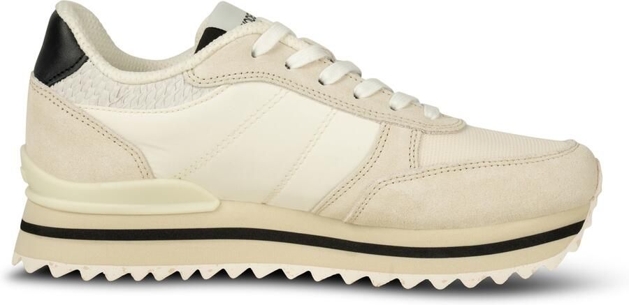 Woden Ronja Plateau Sneaker met Color-Blocked Details White Dames - Foto 7