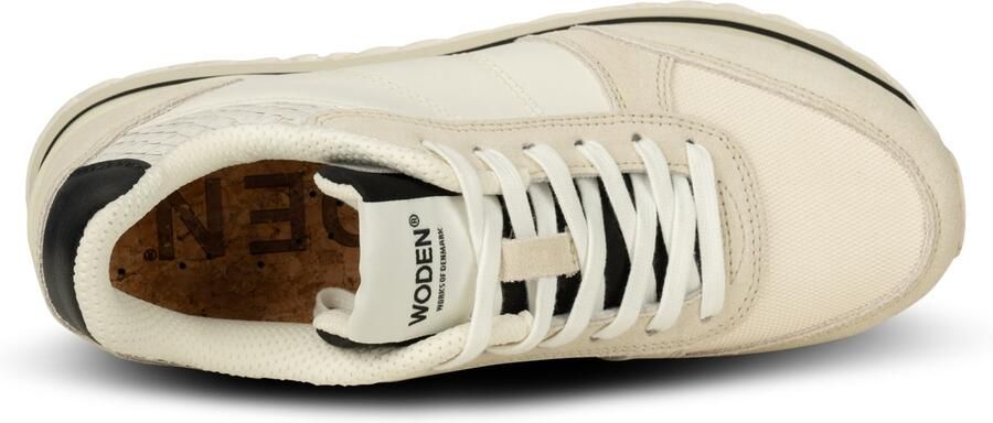 Woden Ronja Plateau Sneaker met Color-Blocked Details White Dames - Foto 4