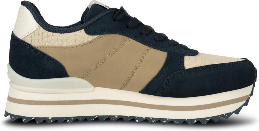 Woden Ronja Plateau Sneaker met Color-Blocked Details Multicolor Dames - Foto 4