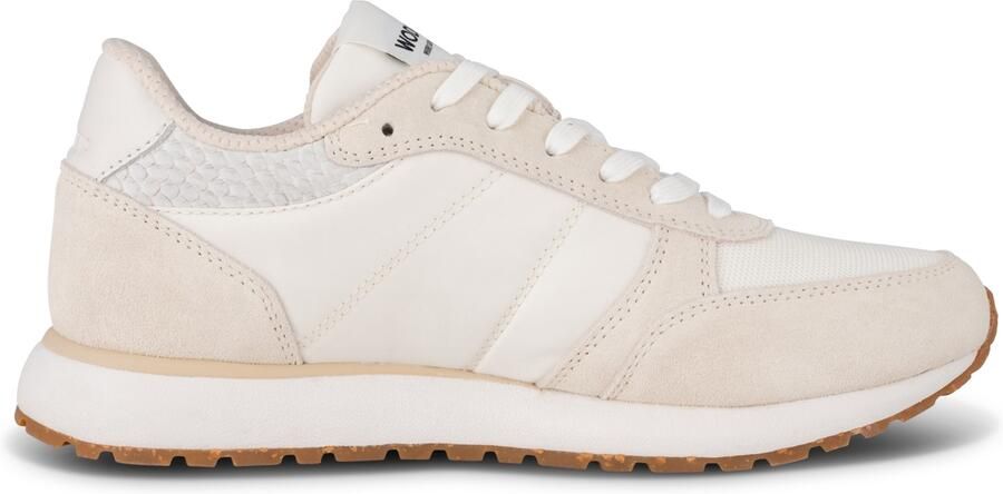Woden Witte Lage Top Sneakers Ronja Beige Dames