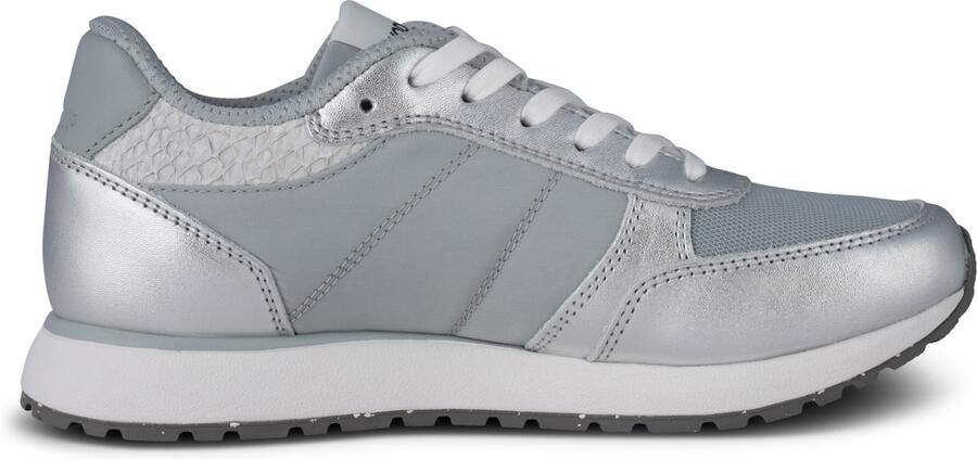 Woden Ronja Metallic Sneakers zilver Leer - Foto 5