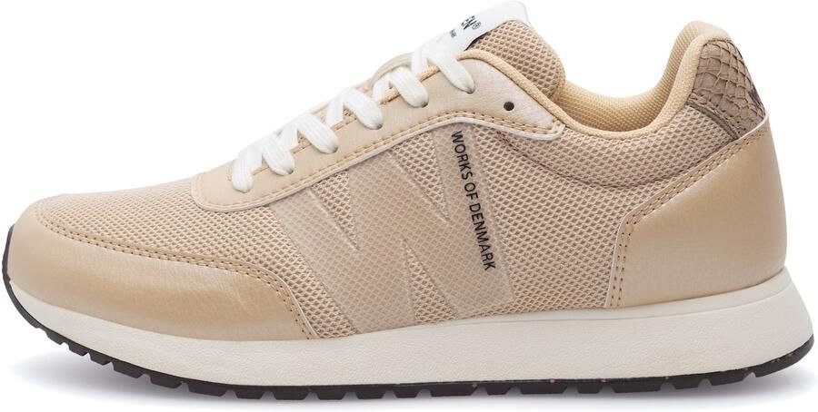 Woden Sonja Sneakers beige Textiel Dames