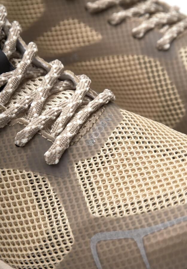 WODEN Sneakers laag ' Sara ' geel grijs - Foto 4