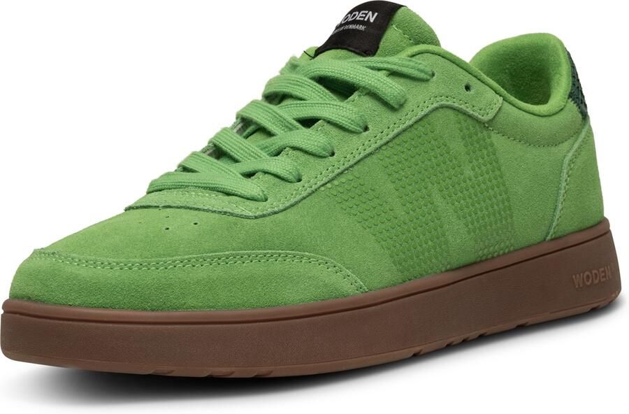 WODEN Sneakers laag 'Toke' bruin groen