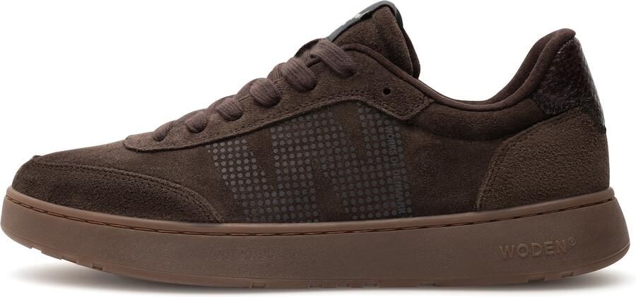WODEN Sneakers laag 'Toke ' chocoladebruin