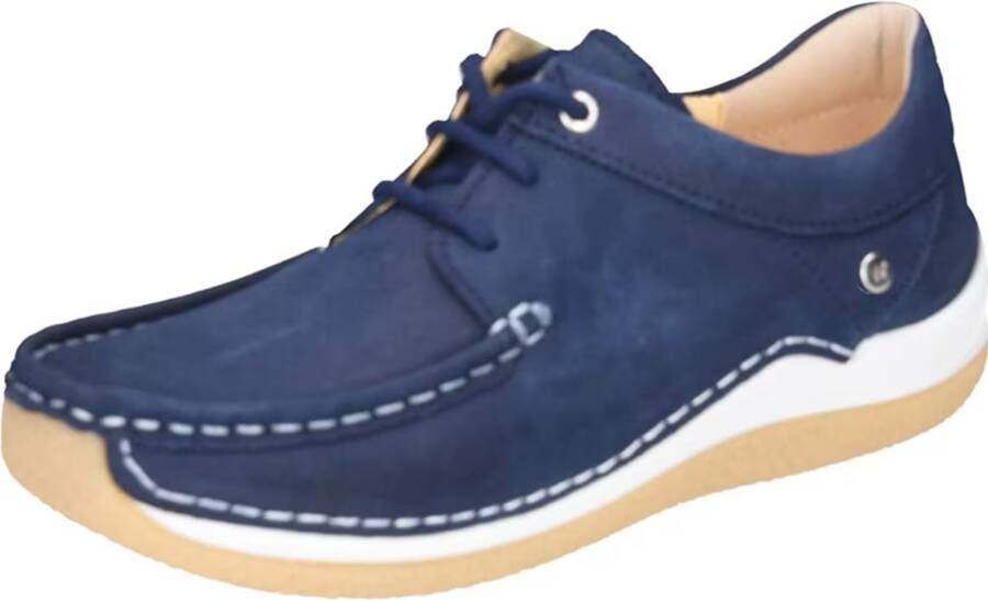 Wolky Dames Veterschoenen Celebration Antique Denim Blauw - Foto 5