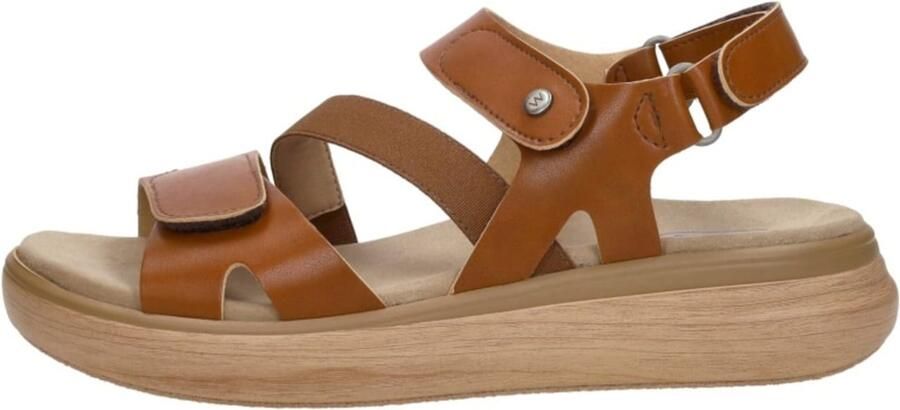 Wolky Amara Leren Dames Sandalen Cogna - Foto 5
