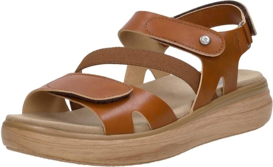 Wolky Amara Leren Dames Sandalen Cogna - Foto 2