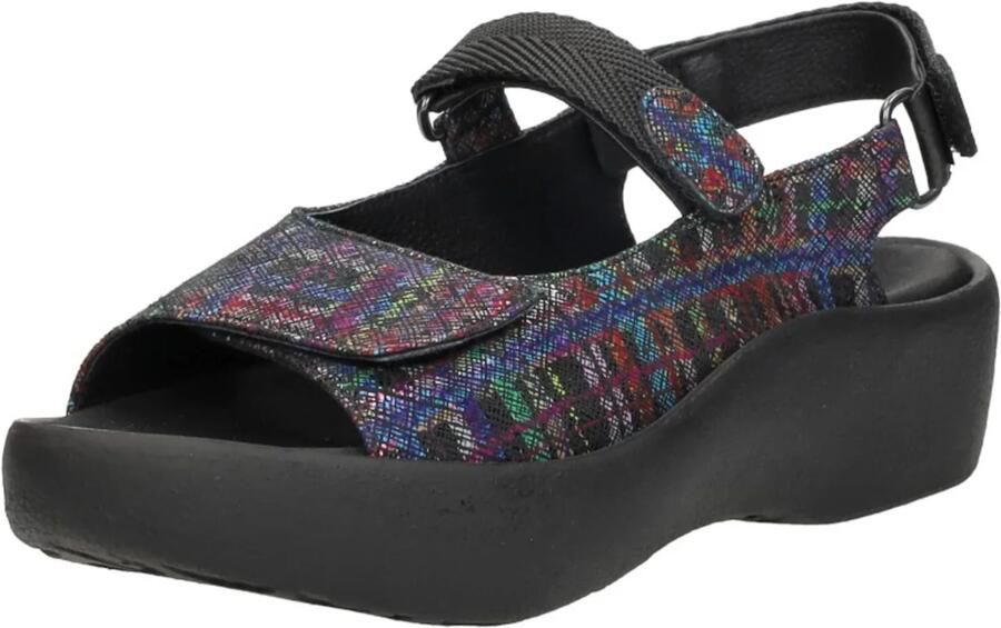 Wolky 0320478.970 Jewel sandaal Giza Print Black Multi - Foto 3
