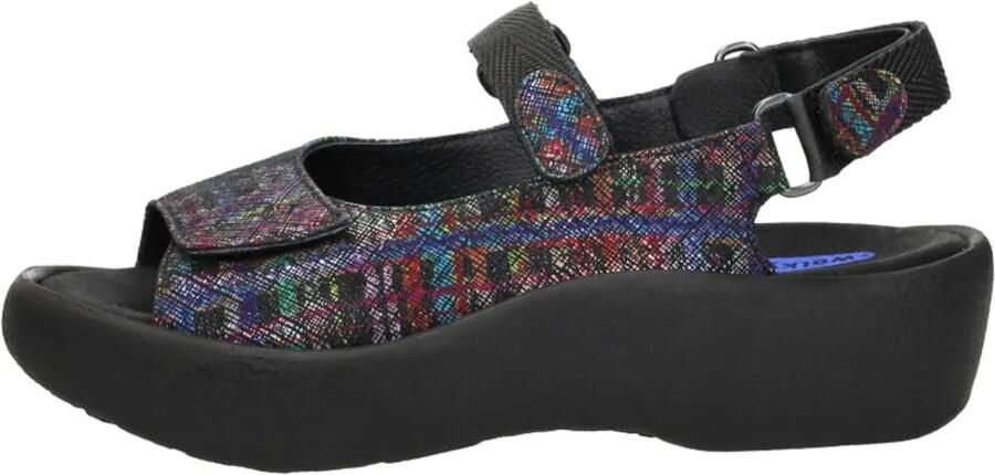 Wolky 0320478.970 Jewel sandaal Giza Print Black Multi - Foto 7