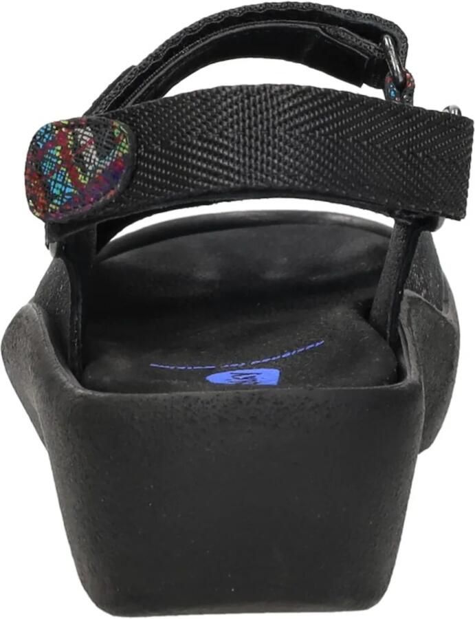 Wolky 0320478.970 Jewel sandaal Giza Print Black Multi - Foto 5
