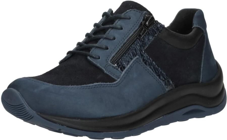 Wolky Veterschoenen Comrie blauw combi leer - Foto 2