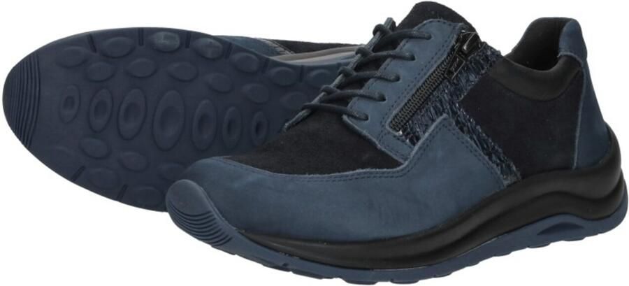 Wolky Veterschoenen Comrie blauw combi leer - Foto 6