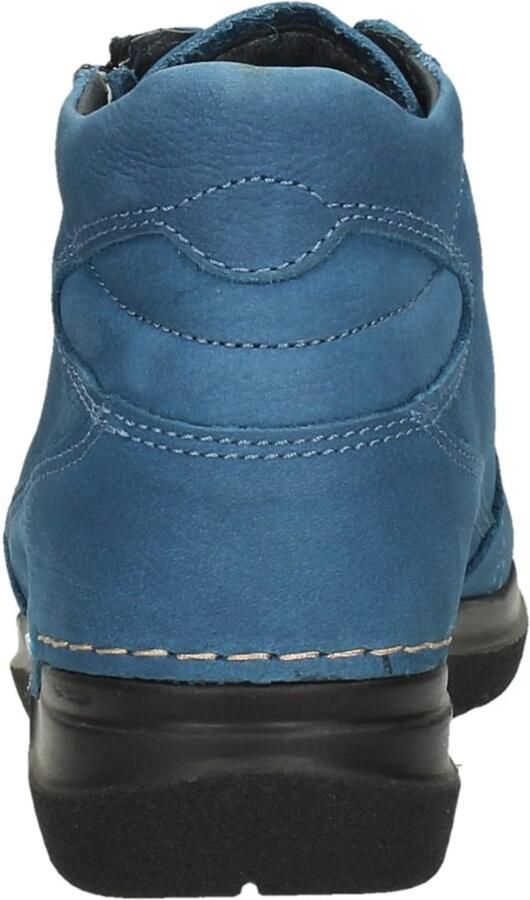 Wolky Dames Veterboot Why Antique Nubuck 0660611 804 Atlantic Blue - Foto 18