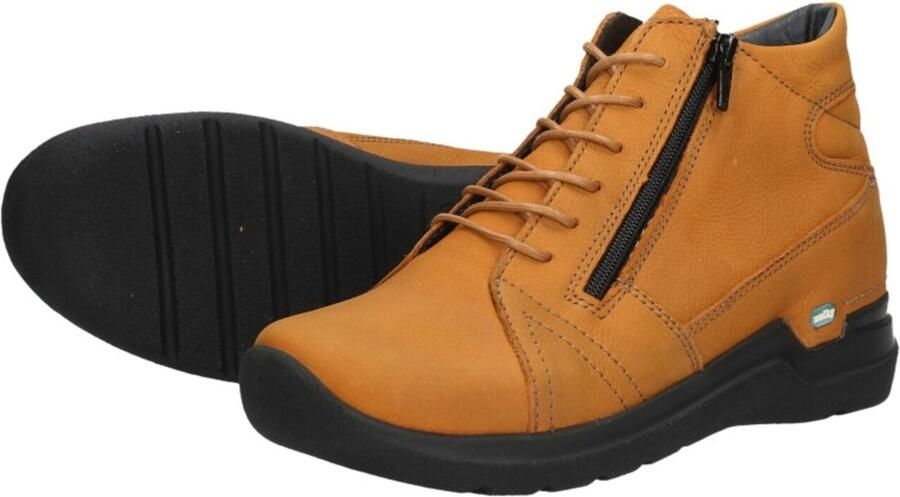 Wolky Dames Veterboot 0660611 925 Why Antique Oker Geel - Foto 2