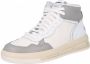 Womsh Super Hoge sneakers Leren Sneaker Dames Wit - Thumbnail 2