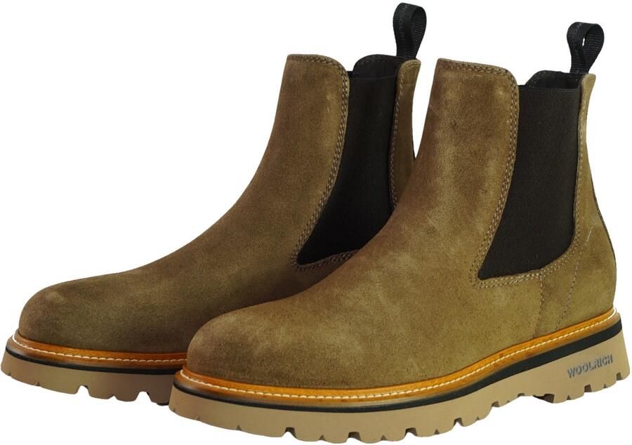 Woolrich Chelsea Suède Enkellaarzen Brown Heren - Foto 4