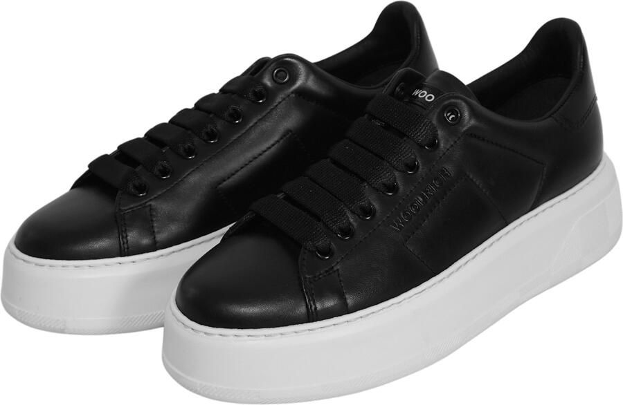 Woolrich Chunky Court Nappa Sneaker Black Dames - Foto 4