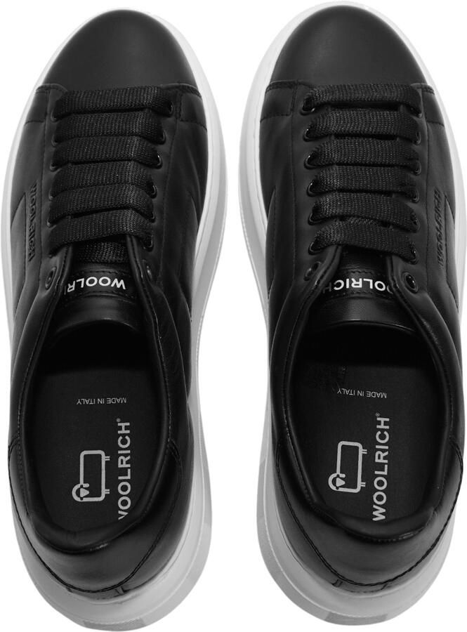 Woolrich Chunky Court Nappa Sneaker Black Dames - Foto 3
