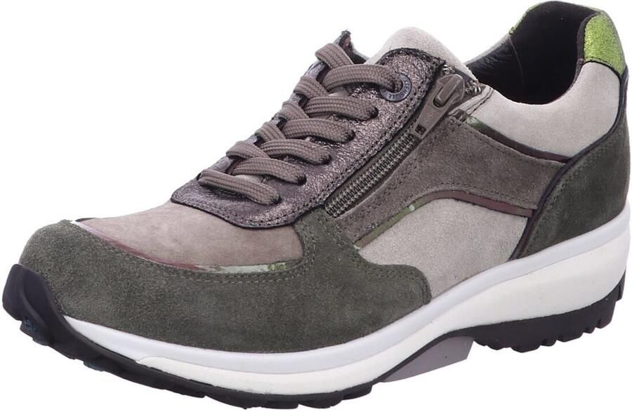 Xsensible Sneakers laag 'Sneaker Low Damen 30112.2 499 Echtleder in grün' groen - Foto 3