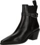 Zadig & Voltaire Vintage leren enkellaarzen met C-gesp Black Dames - Thumbnail 3