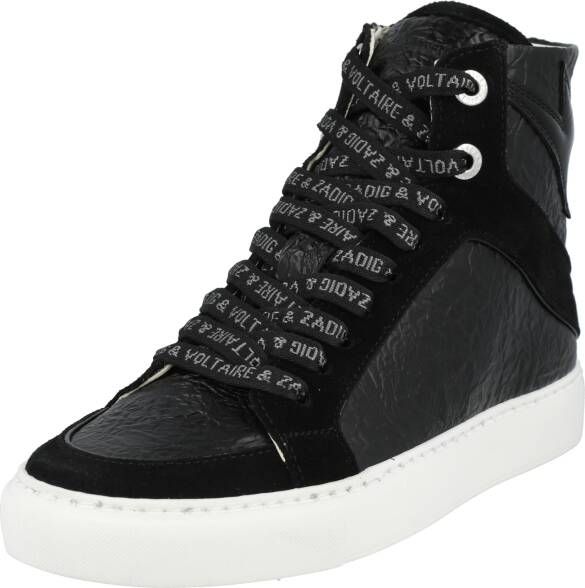Zadig&Voltaire High Flash leren sneakers Zwart - Foto 2
