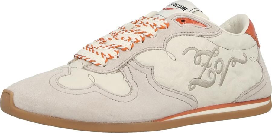 Zadig & Voltaire Sneakers laag 'DANCE' oranje offwhite natuurwit - Foto 3