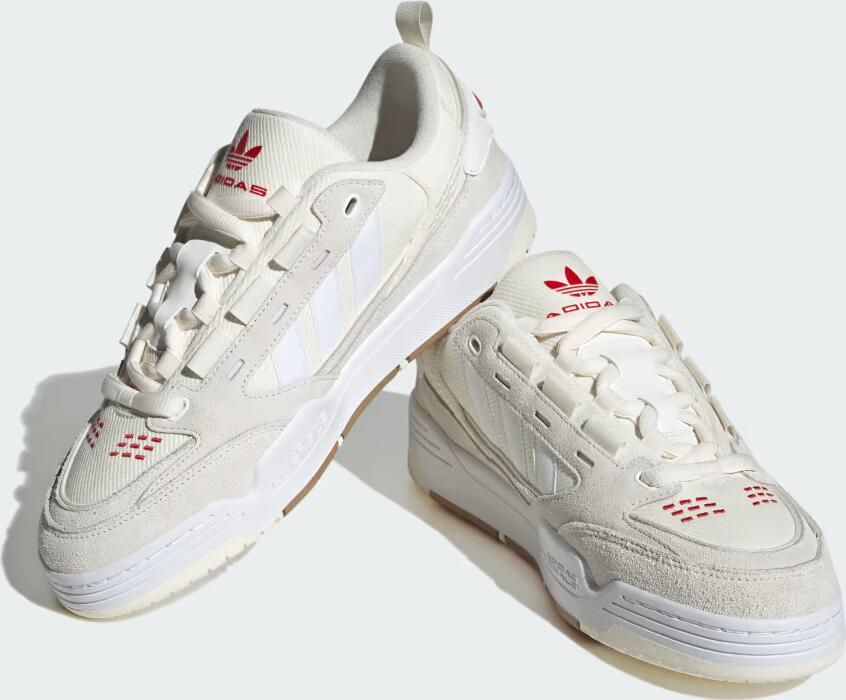 Adidas Core White Lage Sneaker Rood Multicolor Heren - Foto 5