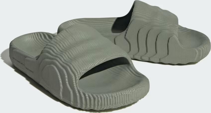 Adidas Originals Adilette 22 Badslippers Adilette Schoenen silver green silver green core black maat: 46 beschikbare maaten:39 40.5 42 43 44.5 4 - Foto 8