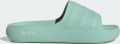 Adidas adilette Slippers en Sandalen Dames Groen 2 3 Mesh Synthetisch - Beige