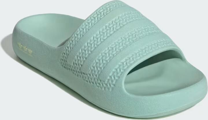 Adidas adilette Slippers en Sandalen Dames Groen 2 3 Mesh Synthetisch - Foto 5