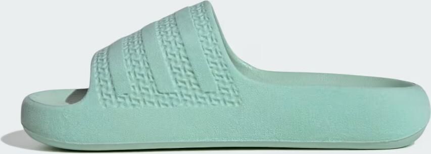 Adidas adilette Slippers en Sandalen Dames Groen 2 3 Mesh Synthetisch - Foto 7