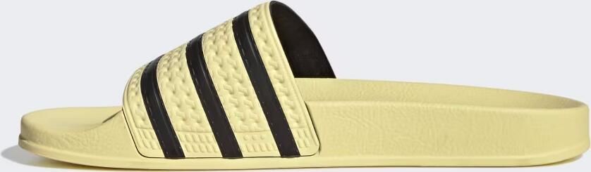 Adidas Originals Adilette Badslippers Sandalen & Slides Schoenen almost yellow core black almost yellow maat: 42 beschikbare maaten:42 - Foto 9