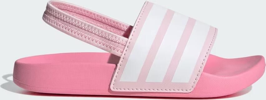 Adidas Sportswear Adilette Estrap badslippers met hielbandje lichtroze wit roze - Foto 9