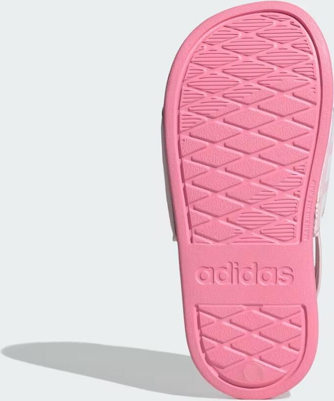 Adidas Sportswear Adilette Estrap badslippers met hielbandje lichtroze wit roze - Foto 5