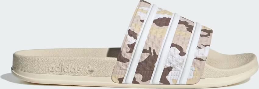 ADIDAS ORIGINALS Muiltjes 'Adilette' lichtbeige chocoladebruin mokka wit - Foto 7