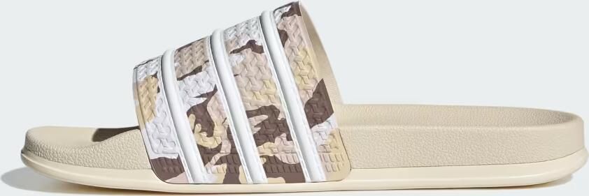 ADIDAS ORIGINALS Muiltjes 'Adilette' lichtbeige chocoladebruin mokka wit - Foto 9