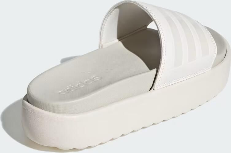 Adidas Women's Adilette Platform Sandalen 1 3 beige - Foto 5