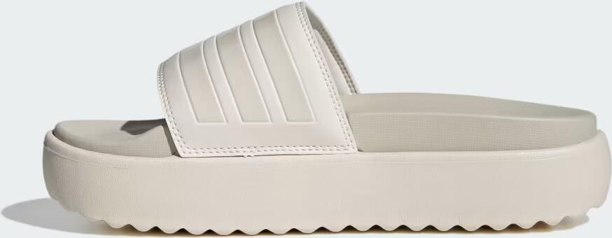 Adidas Women's Adilette Platform Sandalen 1 3 beige - Foto 7