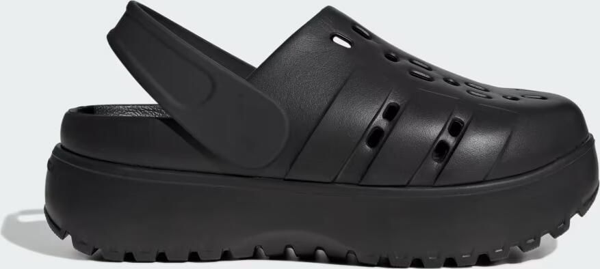 Adidas Sportswear Adilette Platform Clogs Dames Zwart - Foto 2