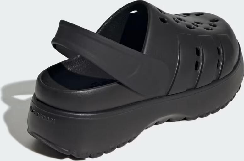 Adidas Sportswear Adilette Platform Clogs Dames Zwart - Foto 6