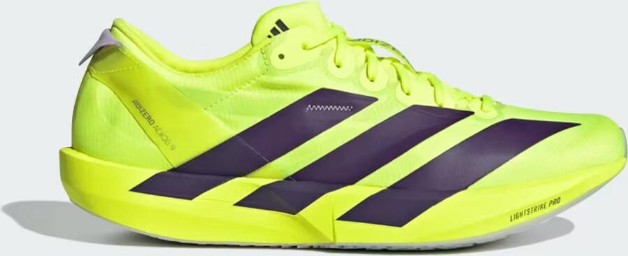 Adidas Adizero Adios 9 Sneakers Heren Geel 1 3 Mesh Synthetisch - Foto 4