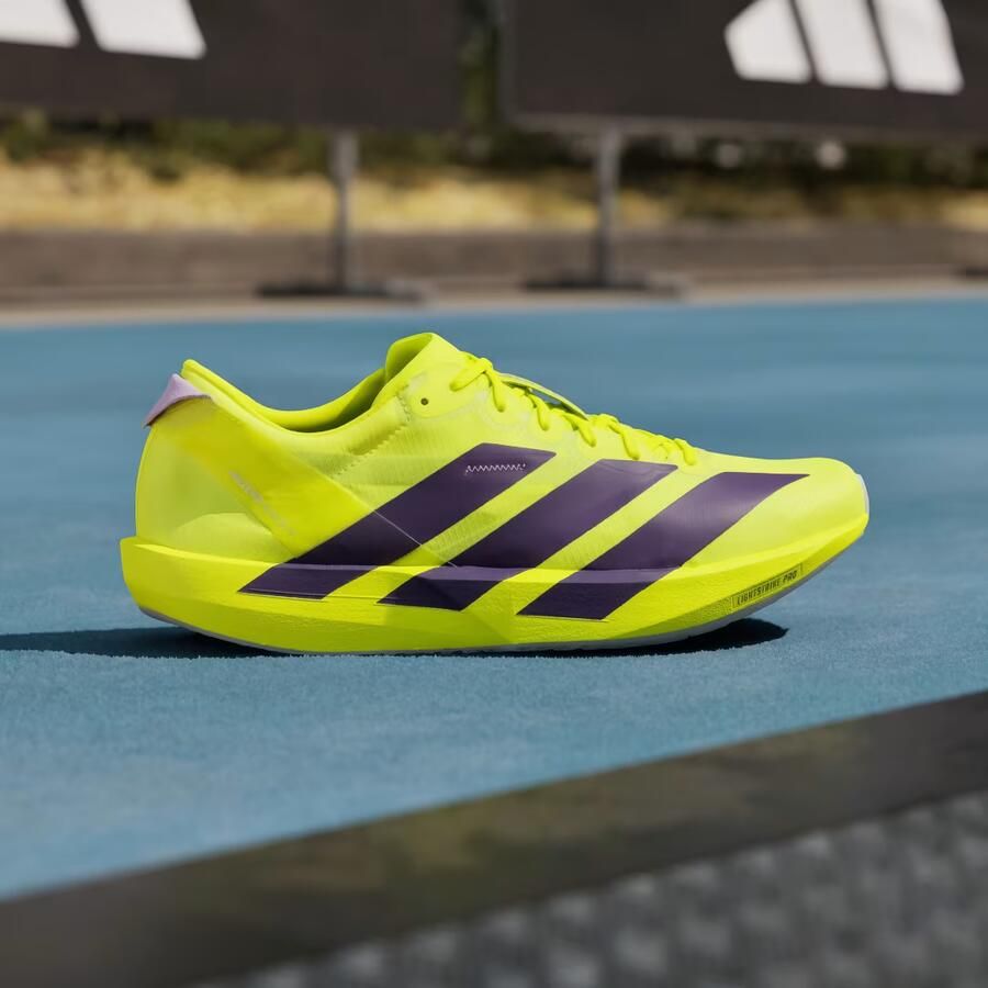 Adidas Adizero Adios 9 Sneakers Heren Geel 1 3 Mesh Synthetisch - Foto 5