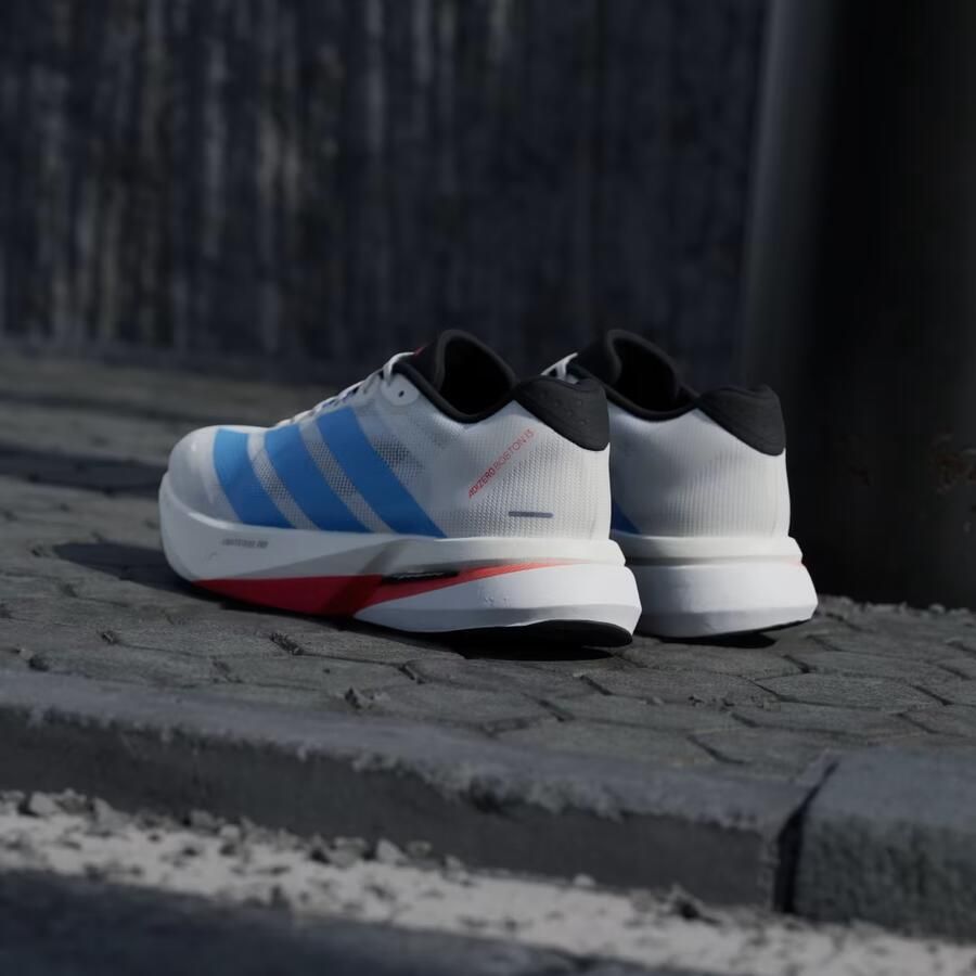 Adidas Adizero Boston 13 Sneakers Heren Wit 1 3 Mesh Synthetisch - Foto 7