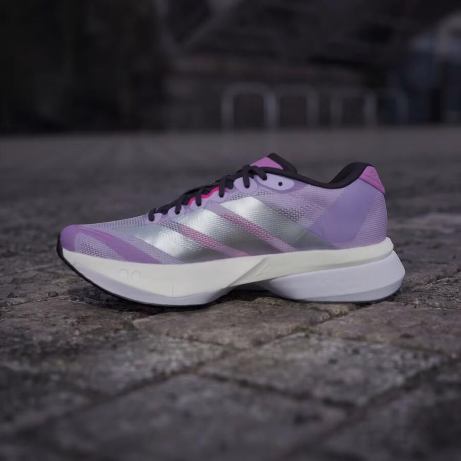 Adidas Adizero Boston 13 Sneakers Dames Paars 2 3 Mesh Synthetisch - Foto 8