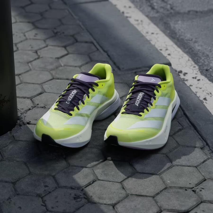 Adidas Adizero Boston 13 Shoes Hardloopschoenen Geel 2 3 Vrouw - Foto 4