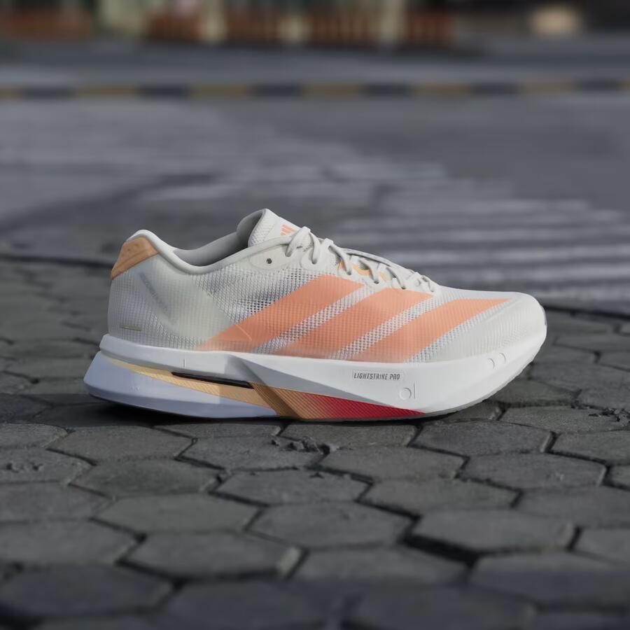 Adidas Adizero Boston 13 Shoes Hardloopschoenen Beige 2 3 Vrouw - Foto 4