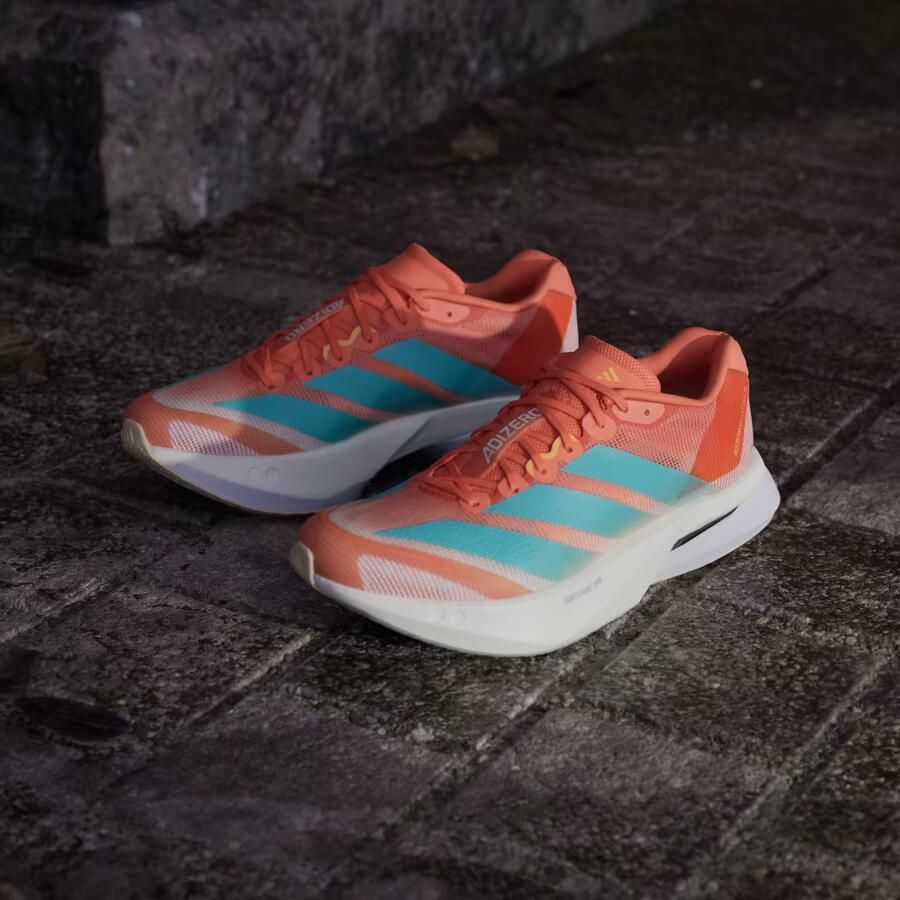 Adidas Adizero Boston 13 Sneakers Dames Oranje 1 3 Mesh Synthetisch - Foto 6