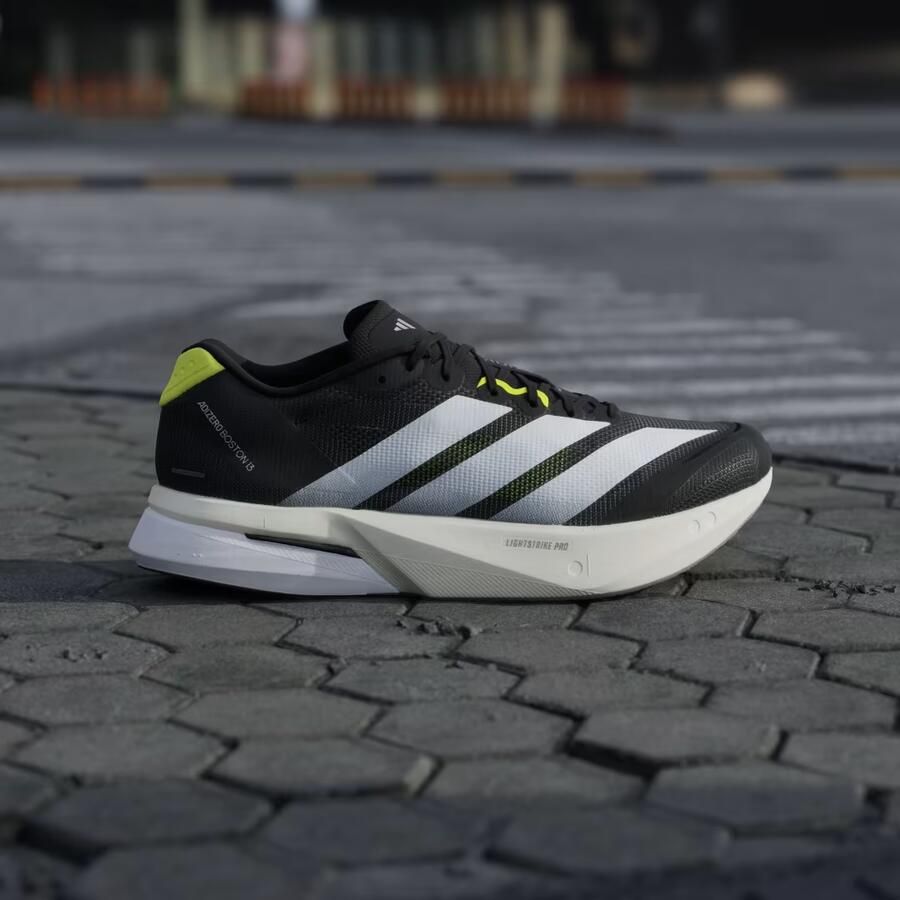 Adidas Adizero Boston 13 Sneakers Heren Zwart 1 3 Mesh Synthetisch - Foto 4