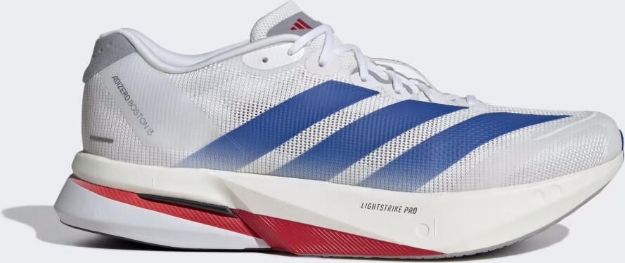Adidas Adizero Boston 13 Sneakers Heren Wit 1 3 Mesh Synthetisch - Foto 4